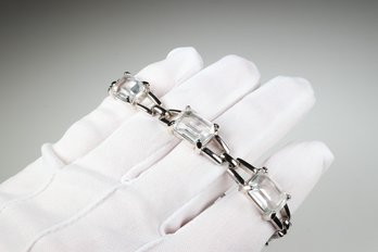 Vintage Swarovski Cut Crystal Link Bracelet