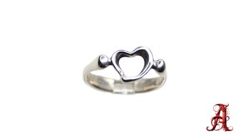 TIFFANY & CO HEART RING PERETTI NECKLACE STERLING SILVER .925 JEWELRY