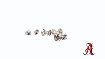 Natural Round Cut Loose Diamonds Lot 1.42ctw PRECIOUS GEMSTONE JEWELRY MAKING