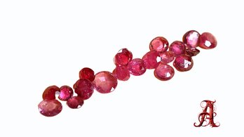 Natural Round Cut Loose Ruby Lot 5.15ctw PRECIOUS GEMSTONE JEWELRY MAKING