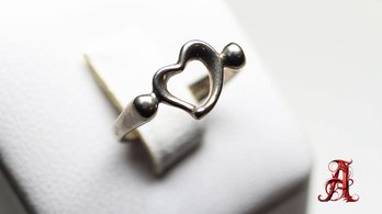 TIFFANY & CO HEART RING PERETTI NECKLACE STERLING SILVER .925 JEWELRY