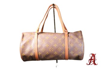 LOUIS VUITTON Monogram Papillon 30 Hand Bag Vintage Authentic