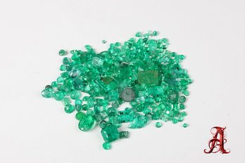 LOOSE NATURAL EMERALD 11.88ctw JEWELRY MAKING PRECIOUS GEMSTONE EMERALDS