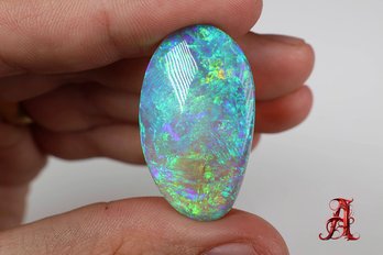 LOOSE AUSTRALIAN Dark Crystal Opal 22.76ct Jewelry Gemstone Natural