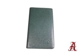 Authentic LOUIS VUITTON Green Taiga Leather Bifold Long Wallet Purse Accessories