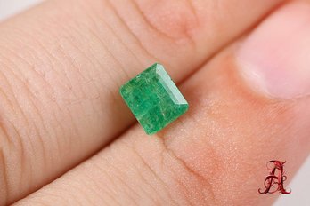 LOOSE NATURAL EMERALD 1.04CT JEWELRY MAKING PRECIOUS GEMSTONE EMERALDS