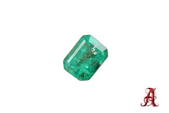 LOOSE NATURAL EMERALD 0.85CT JEWELRY MAKING PRECIOUS GEMSTONE EMERALDS