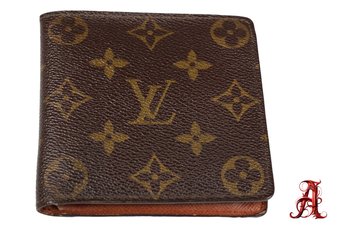 Authentic Louis Vuitton Portefeuille Marco Wallet Monogram Brown