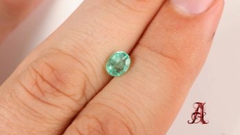 LOOSE NATURAL EMERALD 0.79CT  JEWELRY MAKING PRECIOUS GEMSTONE EMERALDS