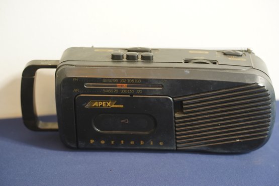 Vintage Apex Electronics Model# N-738, AM/FM Radio Casette Player