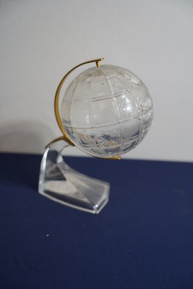 Vintage Lead Crystal Globe Decoration