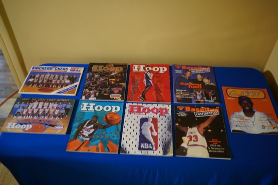 Lot Of 9 Assorted Basketball Magazines K3