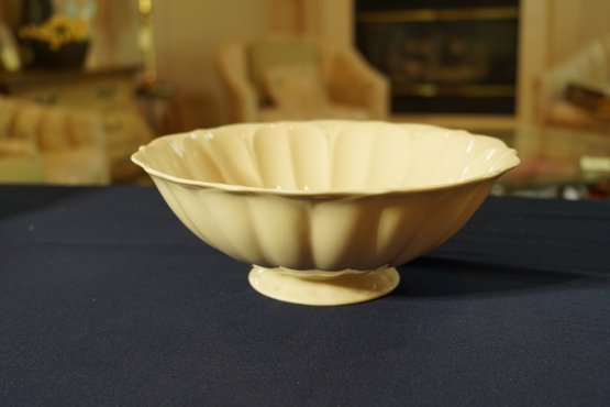 Lenox White Porcelain Pedestal Bowl