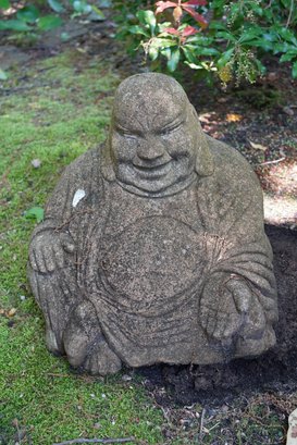 Seating Buddha Cement Outdoor Statue