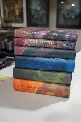 Lot Of 6 Harry Potter Books (read Info)