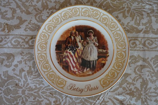 'betsy Ross' Plate Made By Enoch Wedgwood