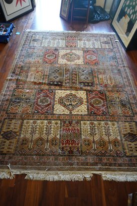 Couristan Large Belgium Power Loomed Wool Oriental Carpet, 79x116 Inches