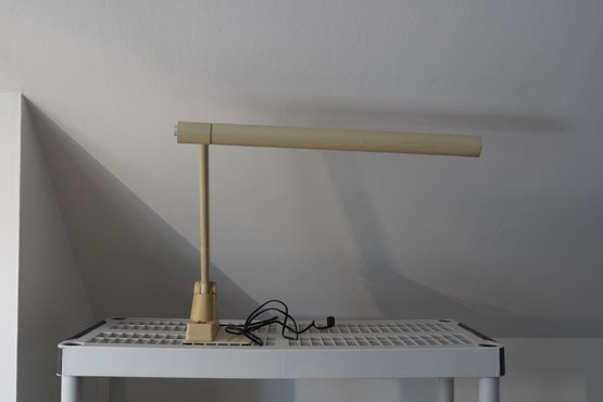 Vintage L Shape Desk Lamp In Working Condition