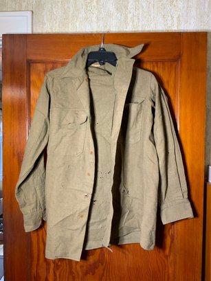 Vintage Military WW II Jacket Size 14.5-33