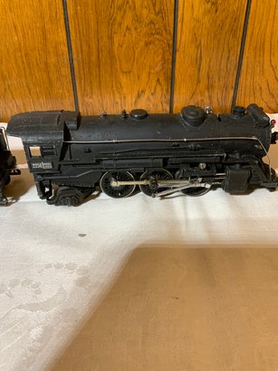 Pair Of 2 Vintage Lionel Trains, Steam Engine & Coal Cart