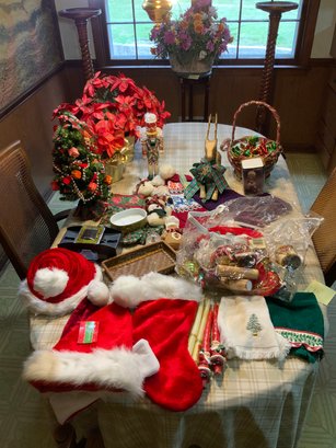 Lot Of Assorted Christmas Decoration (only)