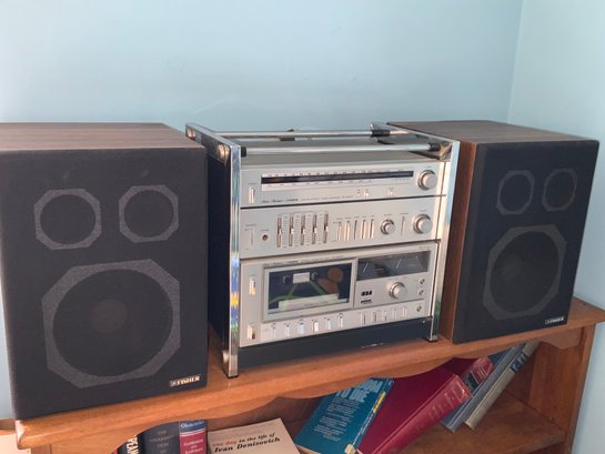 Vintage Fisher Speaker System, TA-M200, CR-M22