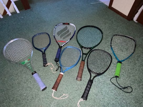 Lot Of Mixed Tennis Rackets
