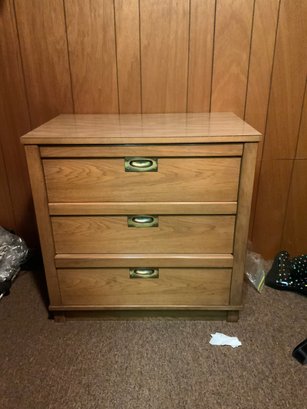 3-drawer Wooden Dresser
