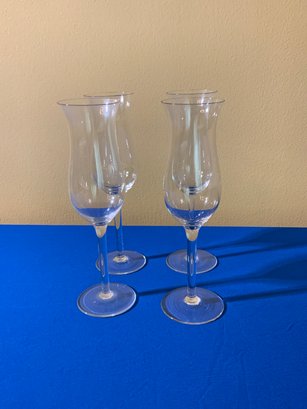 Set Of 4 Champagne Glasses