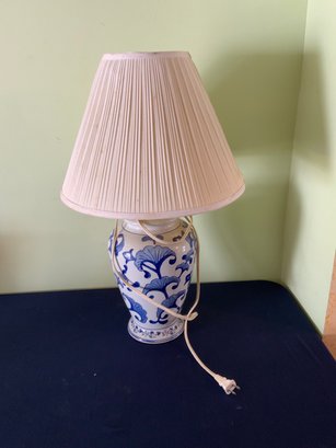 Blue And White Ceramic Porcelain Lamp