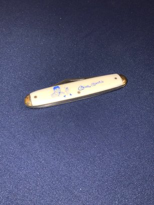 Baseball Player Edition Pocket Knife With Signature