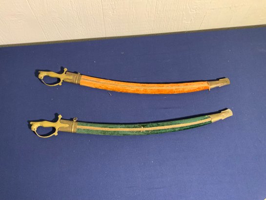Lot Of 2 Made In India Decorative Swords