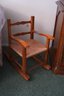 Vintage Handmade Wood Mini Rocking Chair