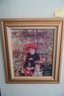 Framed Renoir Print 'two Sisters' With Wood Frame 23.5x27.5