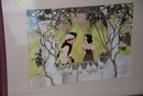 Framed Disney's Snow White Limited Edition Serigraph From Original Art 20.75x17
