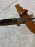 Vintage Boy Scouts Of America Knife With Leather Sheath