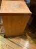 Vintage Wood 2-drawer File Cabinet, No Key