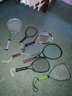 Lot Of Mixed Tennis Rackets
