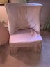Vintage Pink Colored Cushioned Chair