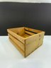 Small Square Wood Fruit/vegetable Crate