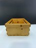 Small Square Wood Fruit/vegetable Crate