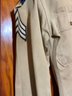 Military WW II Button Down Dress Shirt With Strips And Patches