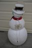 Snowman Blow Mold With Red Scarf By Union Products Vintage Outdoor Christmas Display 40'