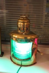 Brass Lantern Style Lamp