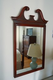 Hanging Wood Frame Mirror