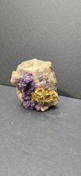 Purple Amethyst Geoede Rocks Decoration