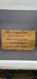 Vintage Canada Dry Ginger Ale INC. Wood Crate