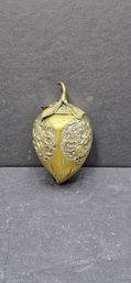 Antique Chinese Brass Metal Apple Decoration