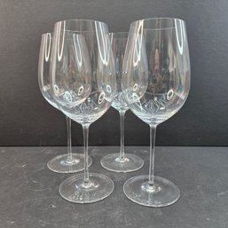 Beauitful Set Of 4 Elegant Riedel Wine Glasses