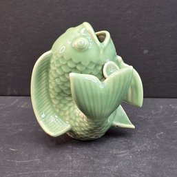 Cermanic Porcelain Koi Fish Decoration-Asian Style Decorative Item